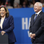 Democratic Presidential candidate Kamala Harris and VP candidate MN Gov Tim Walz